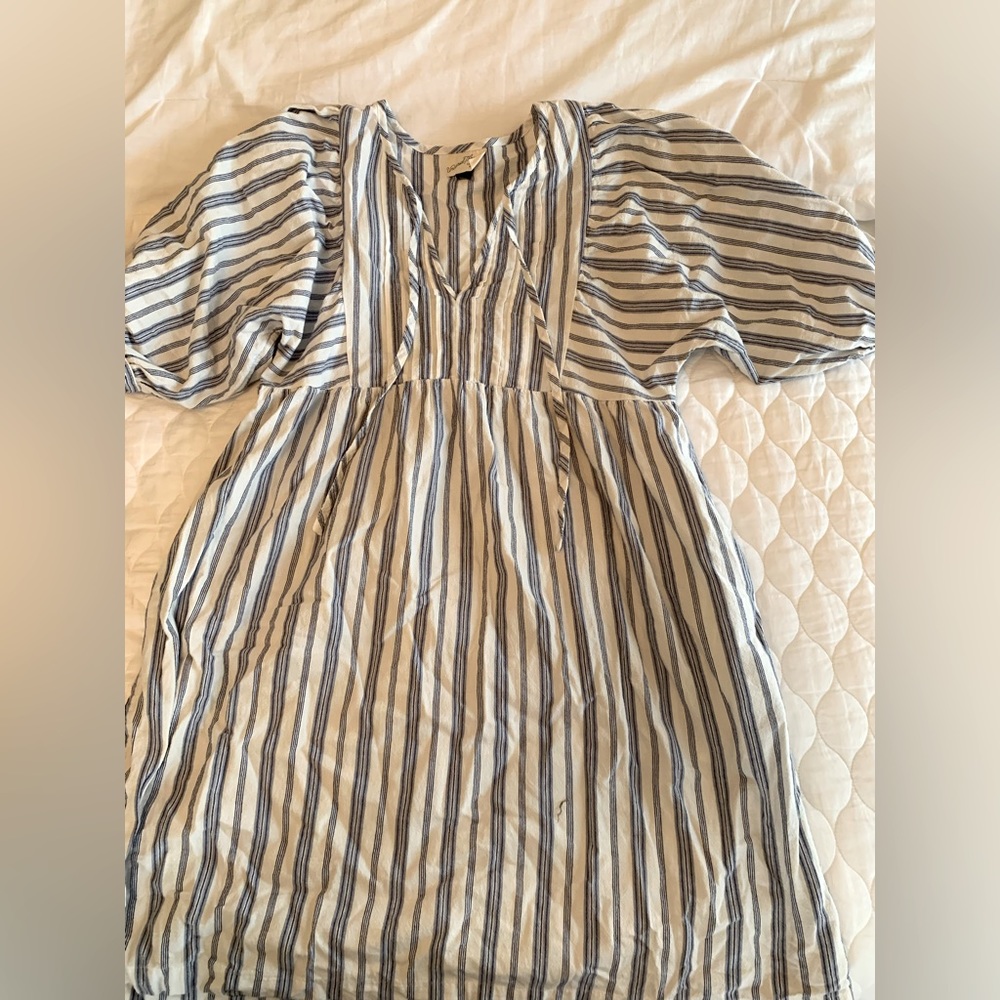 Universal Thread Striped Cotton Sundress
